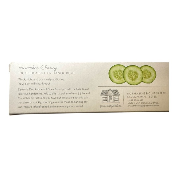 NEW The Cottage Greenhouse Cucumber & Honey Handcreme, Margot Elena - Picture 11 of 13